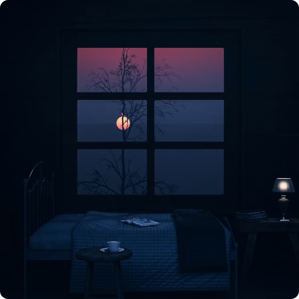 睡眠の質を上げる、夜の静かな過ごし方